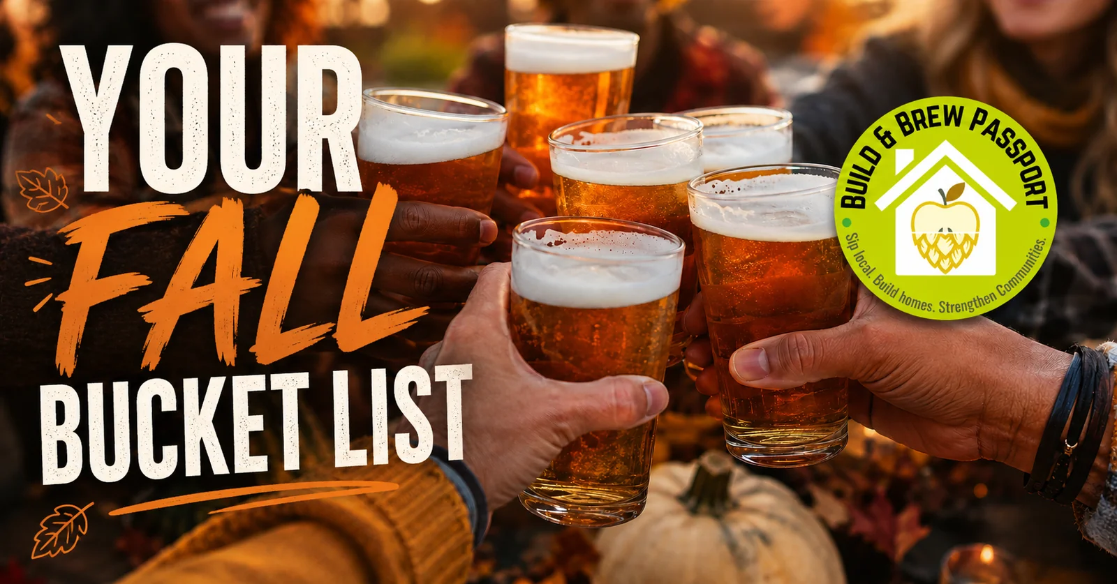 Sip, Stamp, Give Back: Your Fall Bucket List