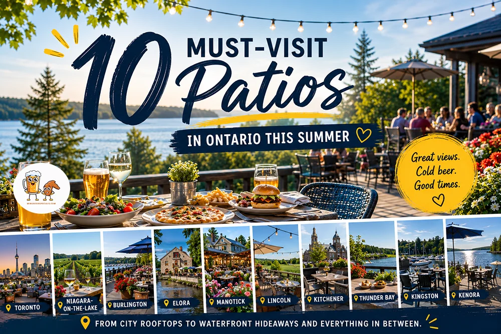 Top 10 Must-Visit Patios in Ontario This Summer