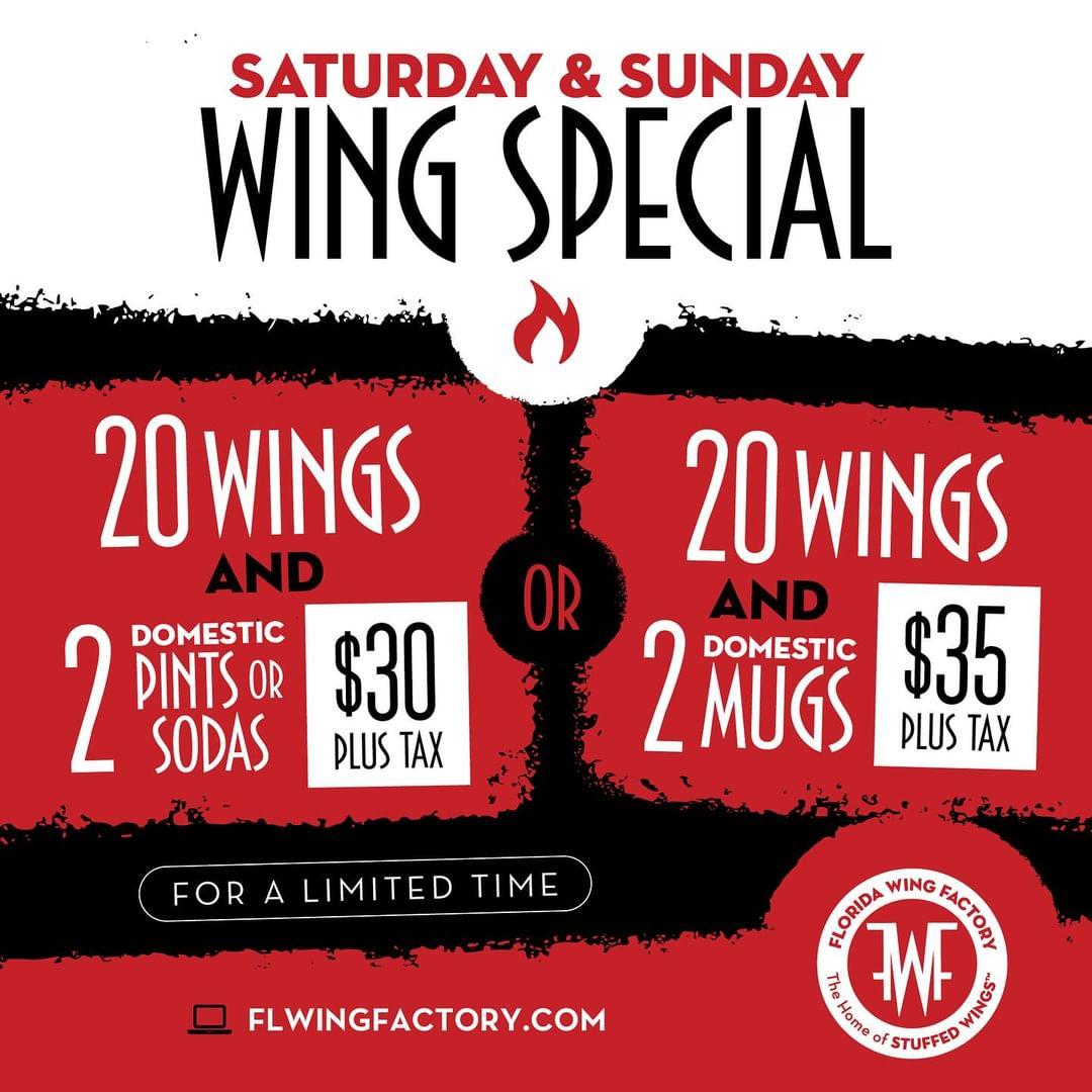 Sat and Sun Wings Tallahassee Florida