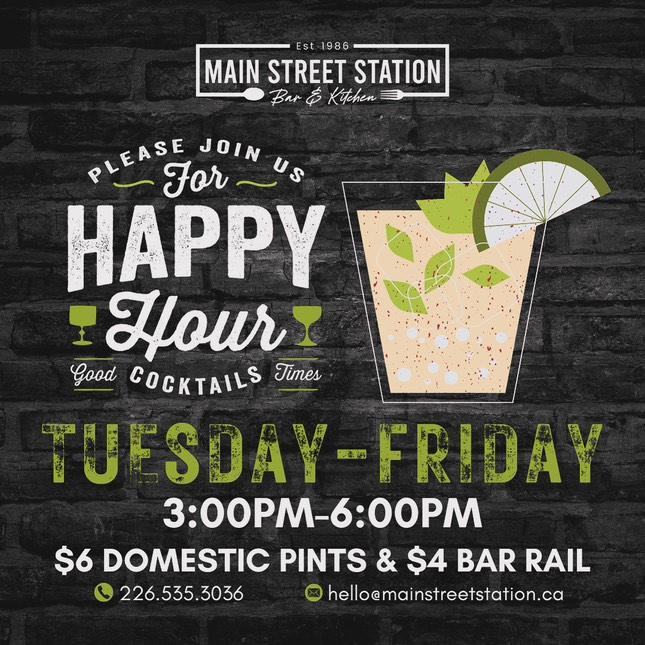 Happy Hour Orangeville Ontario